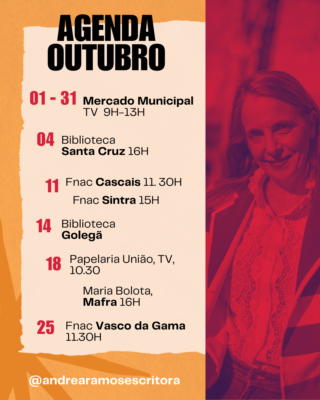 Agenda de outubro 9 agenda outubro