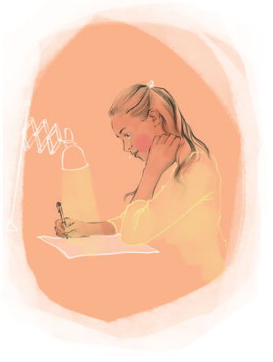 Biografia 17 ilustracao Sara Calaim Muda o meu nome Andrea Ramos