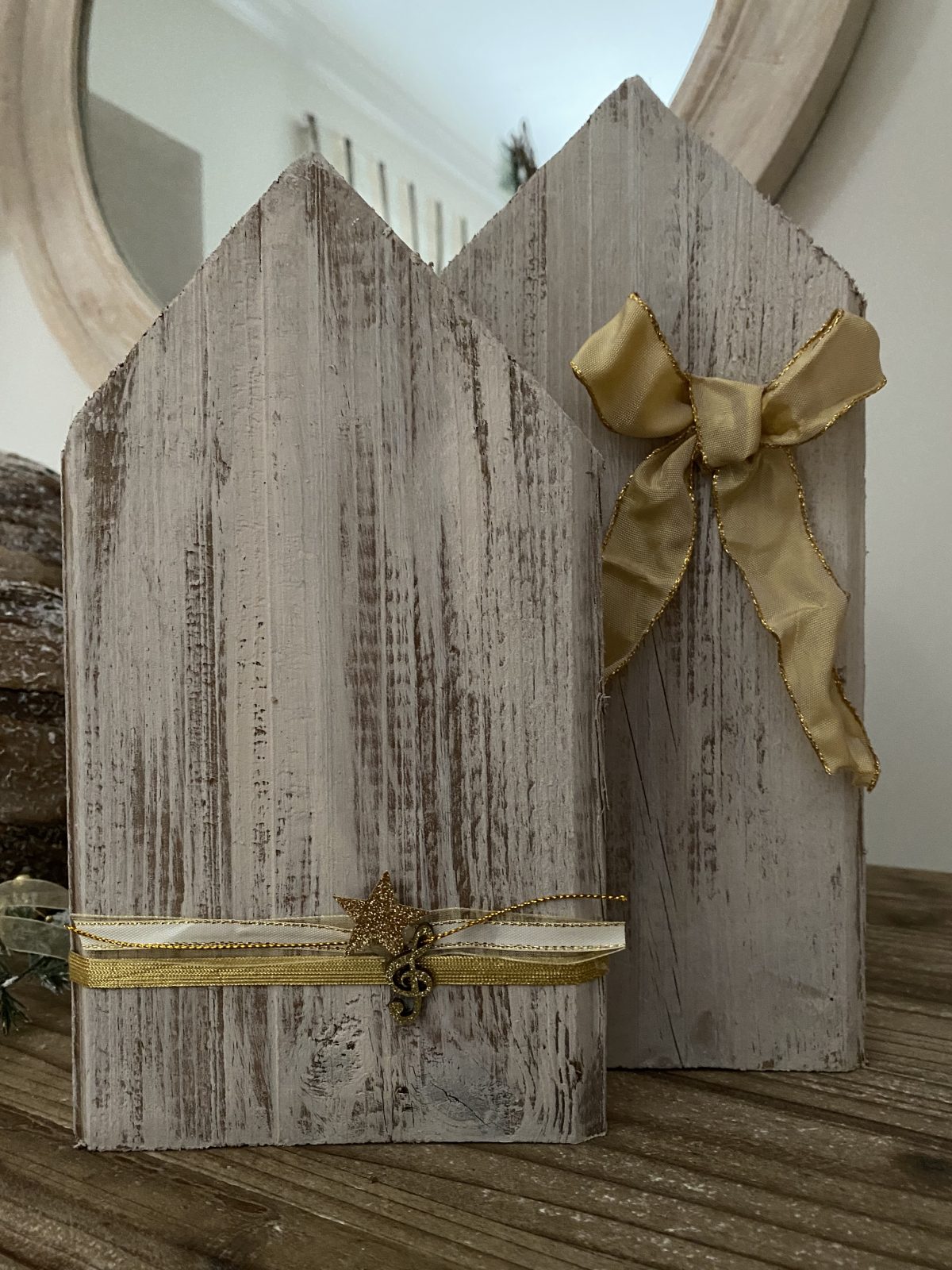 Tábuas de Natal 5 tabua dourado artes da ne